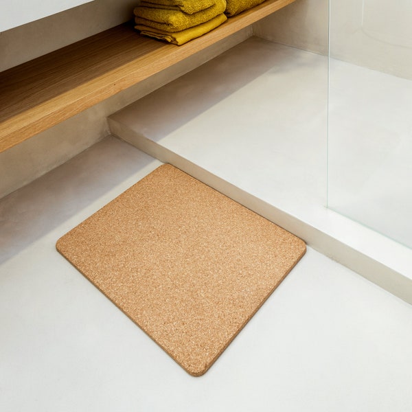 Natural Cork Bath Mat