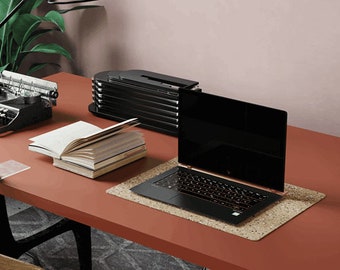 Cork Desk Pad Terrazzo