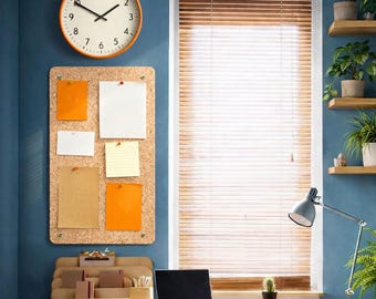 Long Cork Notice & Memo Board | Natural | 600 x 300 x 15 mm