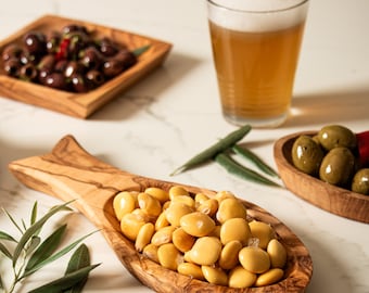 Olive Wood Fish Shaped Tapas Dish