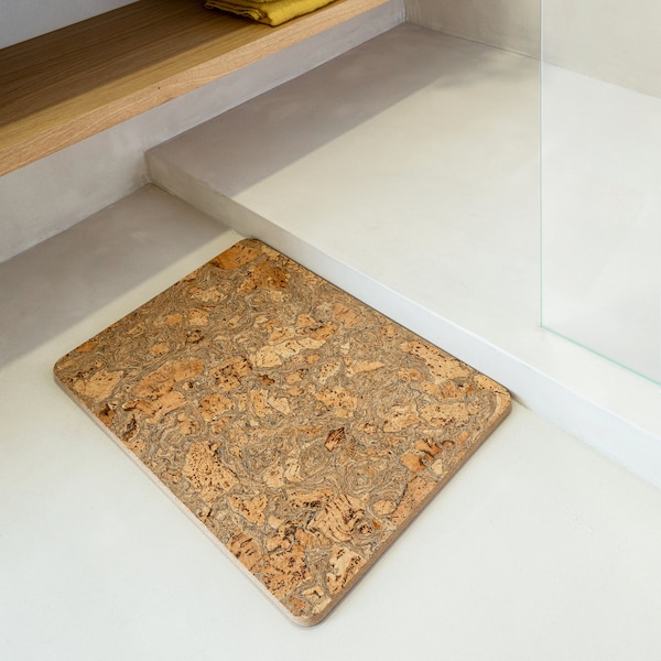 Twist Cork Bath Mat