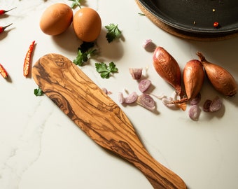 Olive Wood Omelette Spatula