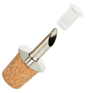 Stainless Steel Cork Freeflow Oil Pourer