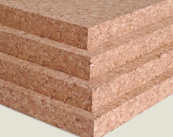 Cork Notice Board Wall Tiles Natural  900x600x15mm