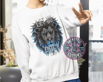 Let Us Prey Football Crewneck Sweatshirt | Tailgate Outfits | Fall Shirts | Fall Hoodies | Gifts For Her | Gifts For Him | Lion Shirt