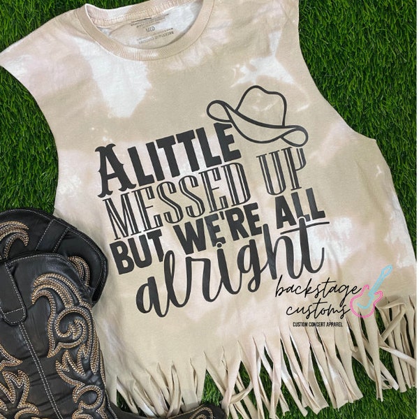 Country Music Fringe Tank Top | Western Tee | Country Concert Outfit | Nashville Outfit | Country Music Shirt | Nash | Music Festival | Tank