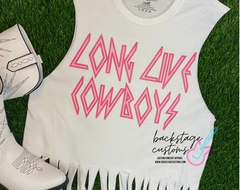 Country Music Fringe Tank Top | Western Tee | Country Concert Outfit | Nashville Outfit | Country Music Shirt | Nash | Music Festival | Tank