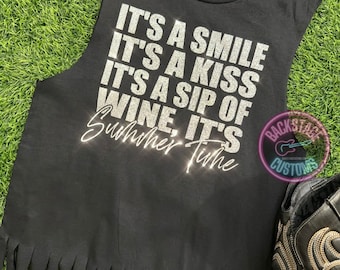 Country Music Fringe Tank Top | Western Tee | Country Concert Outfit | Nashville Outfit | Country Music Shirt | Nash | Music Festival | Tank