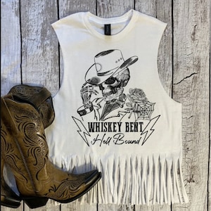 Country Music Fringe Top | Western Tee | Country Concert Outfit | Nashville Outfit | Country Outfit | Nash | Music Festival | Fringe Shirt