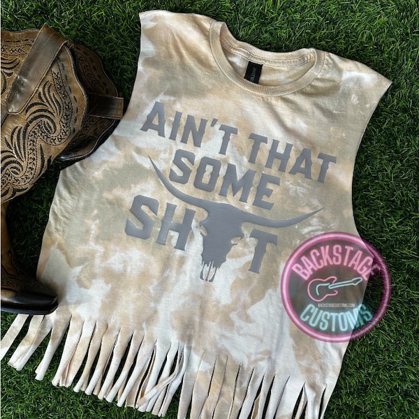 Country Music Fringe Tank Top | Western Tee | Country Concert Outfit | Nashville Outfit | Country Music Shirt | Nash | Music Festival | Tank
