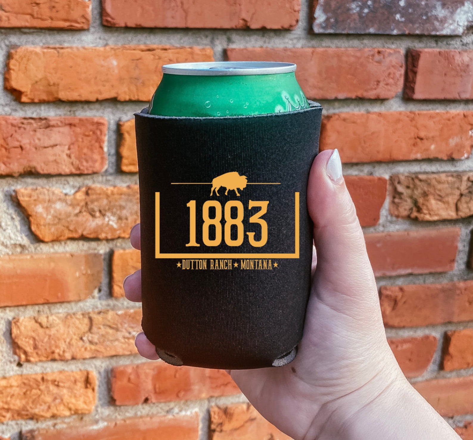 Yellowstone 1883 Koozie Dutton Ranch Coozie Yellowstone Etsy