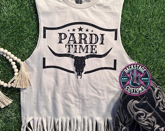 Country Music Fringe Tank Top | Sleeveless Western Tee | Country Concert Outfit | Nashville Outfit | Country Music Outfit | Music Festival