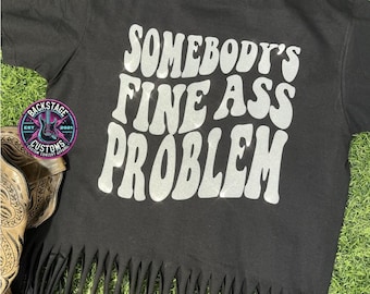 Country Music Fringe Top | Western Tee | Concert Outfit | Nashville Outfit | Country Outfit | Nash | Music Festival | Fine Problem | Fringe