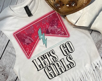 Country Music Fringe Tank Top | Western Tee | Country Concert Outfit | Nashville Outfit | Country Music Shirt | Nash | Music Festival | Tank