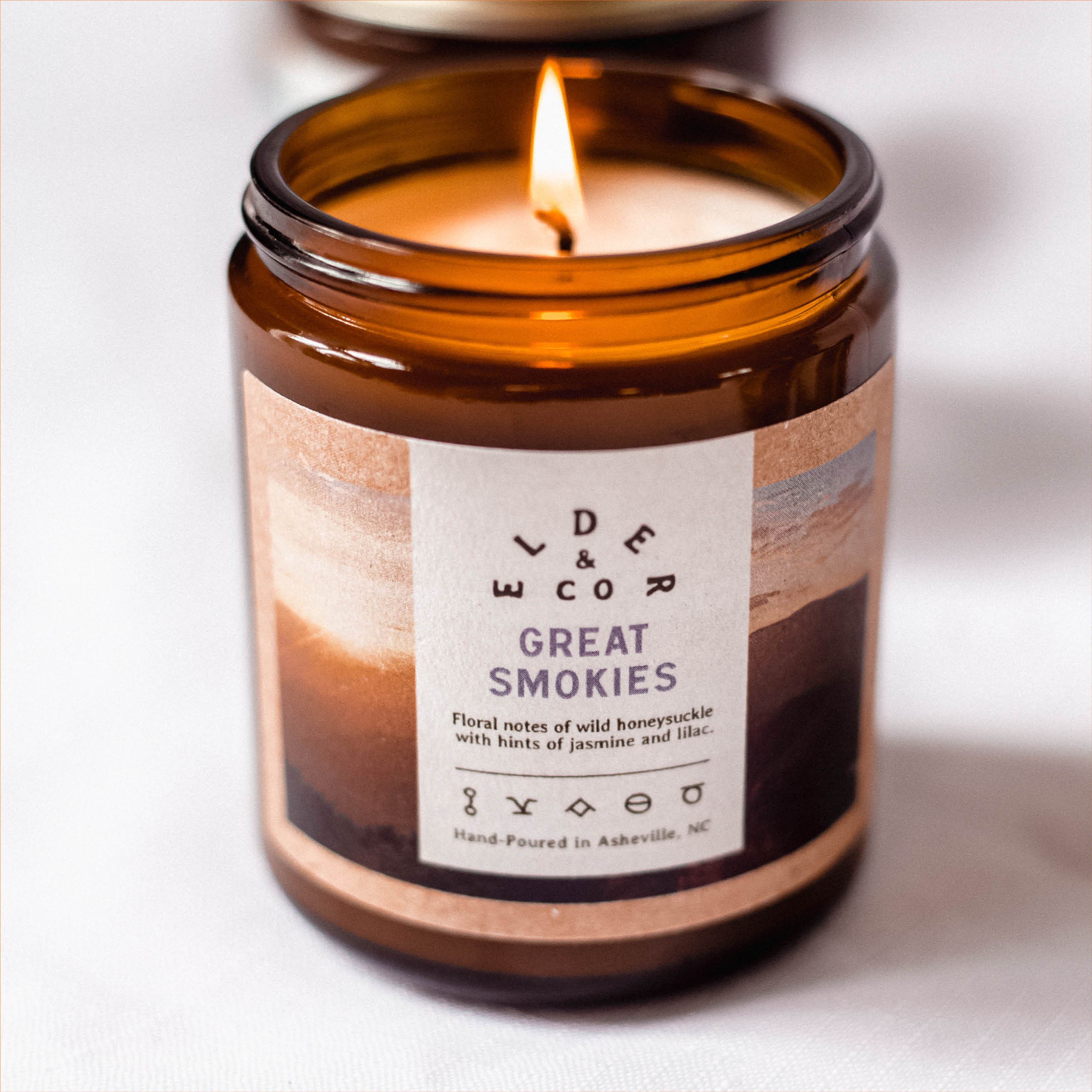 Great Smoky Mountains Cabin Candle Public Lands Natural Etsy