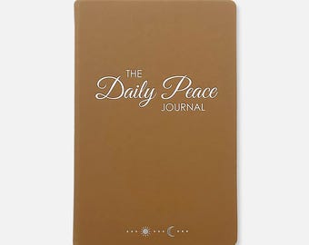 Daily Peace Journal in Pecan