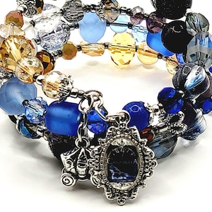Cinderella Broadway Musical Bracelet: Gemstone & Charm Theater Jewelry