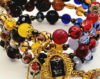 Belle en het beest-edelsteenarmband: Broadway-muzieksieraden