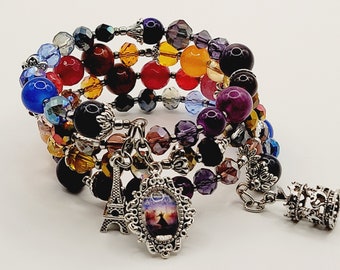 Anastasia Broadway-muziekarmband: sieraden met edelsteen en kristal