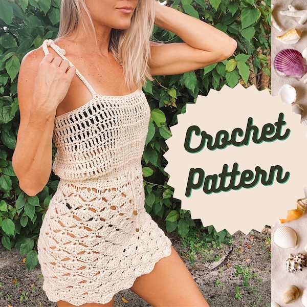 PATRON - Lorelei CoverUp Pattern au crochet