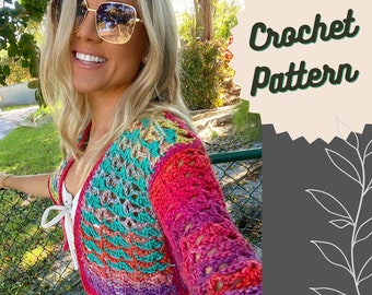 The Comfy Cardi Crochet Pattern