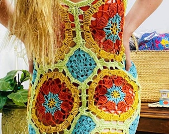 PATTERN - Dahlia Dress Crochet Pattern