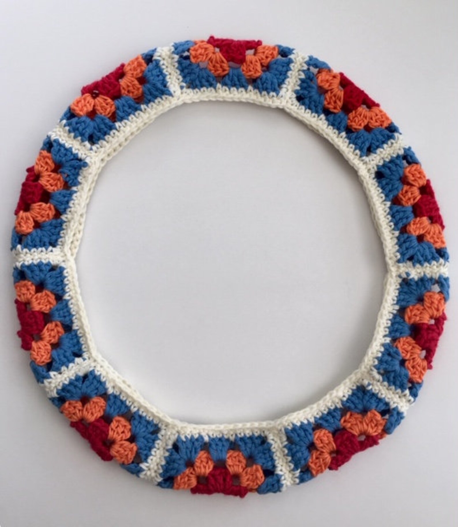 CROCHET PATTERN Granny Square Steering Wheel Cover Etsy UK