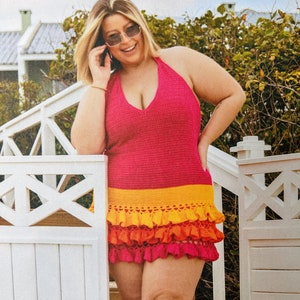Ruffle Dress Crochet Pattern
