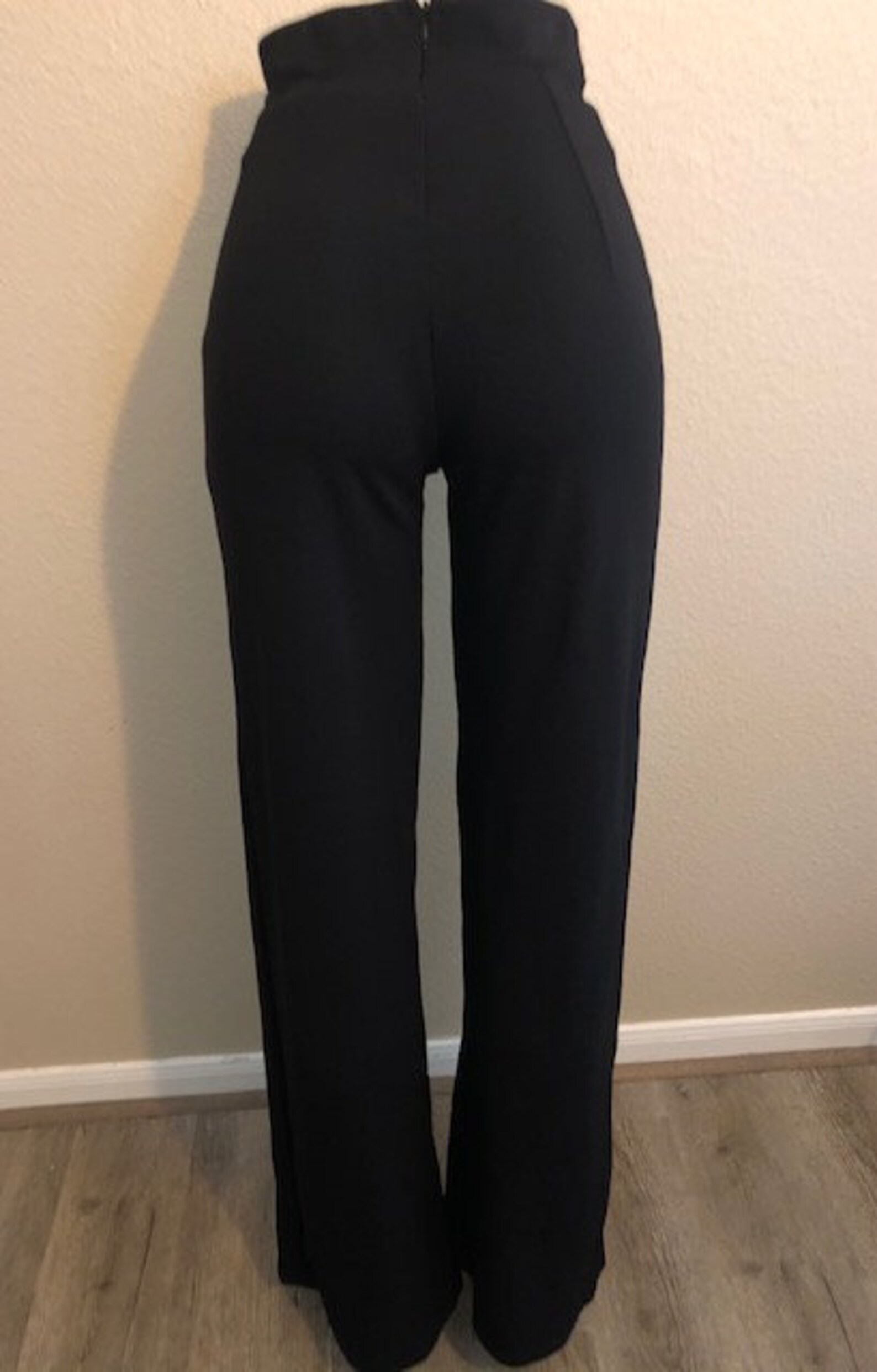 Black Pants with Gold Buttons Etsy