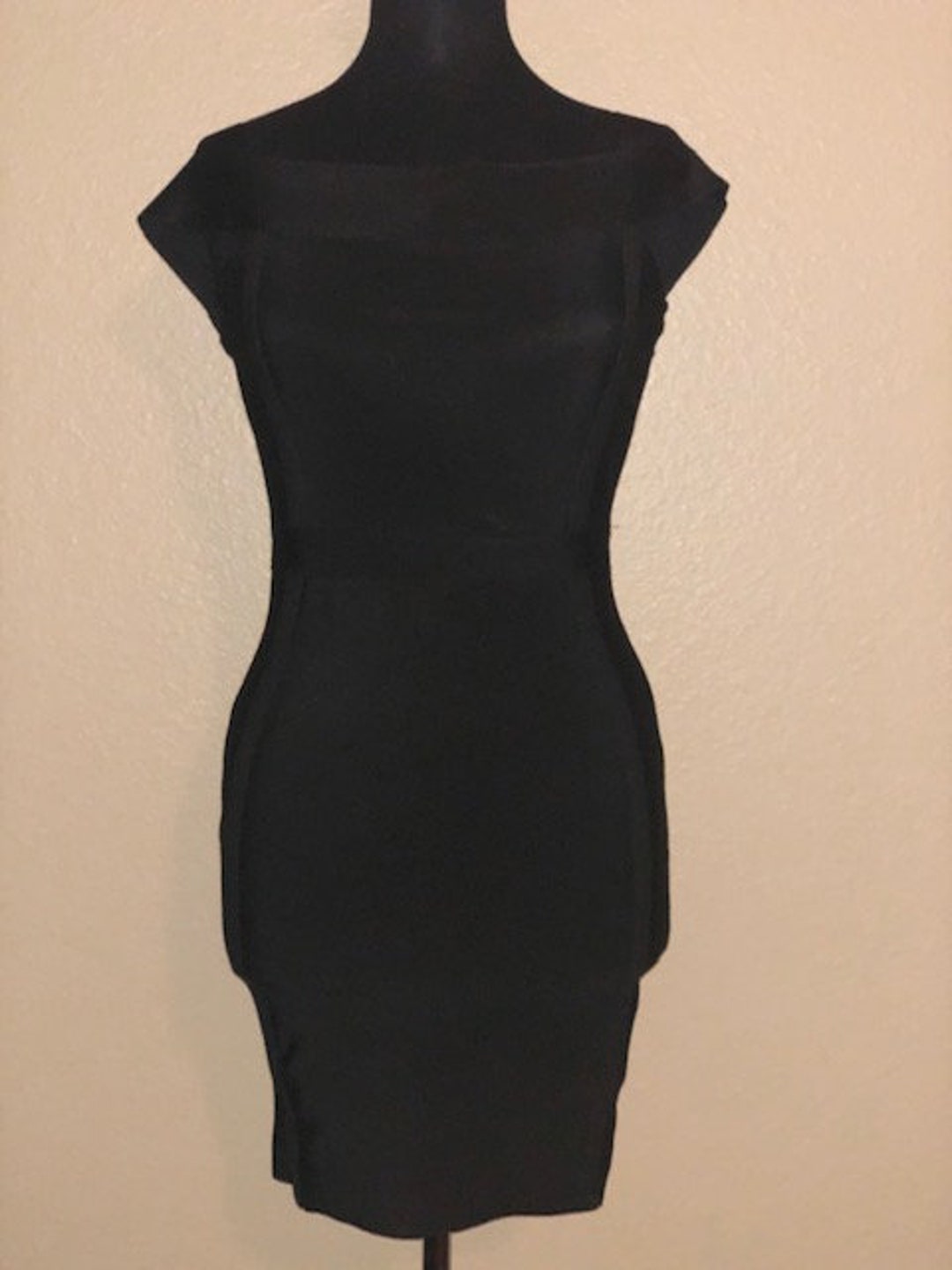 Black Off-the-Shoulder Tassel Sheath Cocktail Dress