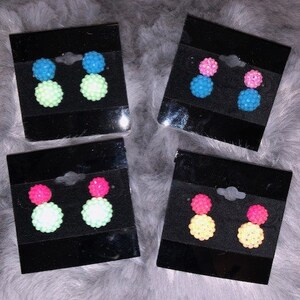 Colorful Round Earrings