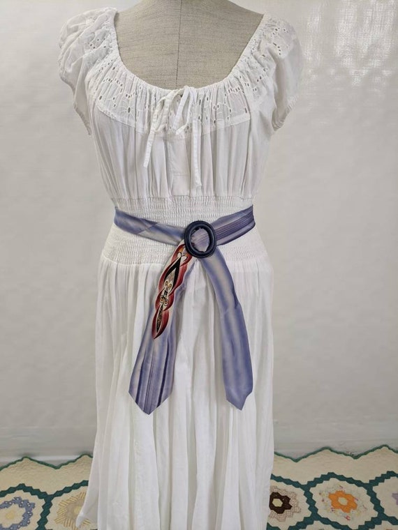 Hand Crafted Vintage Tie Belt - Antique Buckle- Size  display picture 3