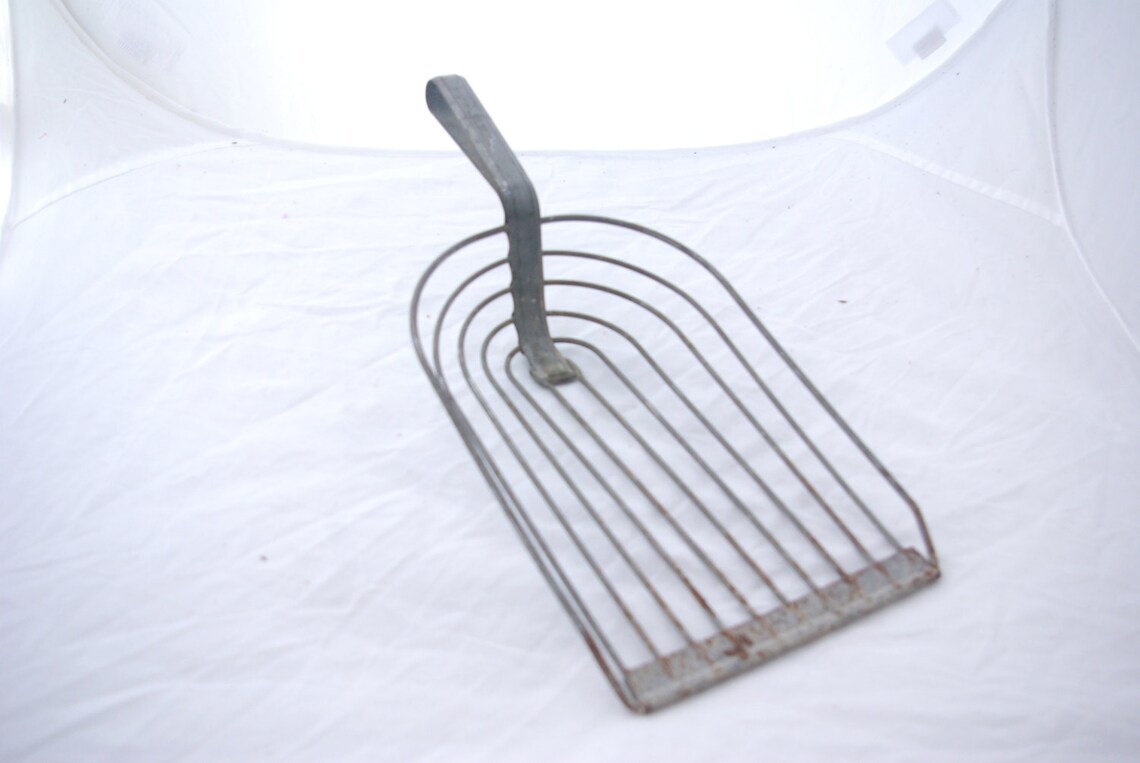 Antique Wire Coal Sifting Shovel Corn or Vegetable Shovel Etsy