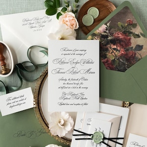 The Highlands Suite - Sample Letterpress Wedding Invitations