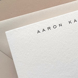 Letterpress Classic Briefpapier, Set ab 50 oder mehr, Papier, Jubiläum, Dankeschön, Traditionell, Ehemann, Ehefrau, einfach, Grußkarte S170