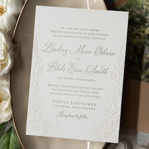 The Farn Reihe - Musterhochzeitseinladungen