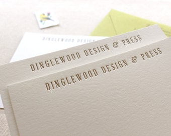 logo note cards etsy business note cards