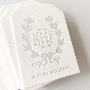 Boekdruk Cadeaukaartjes - Aangepast, Gepersonaliseerd, Kerstmis, Favor Tags, Alledaags, Bruiloft, Douche, Bedankt, Script, Eenvoudig, Klassiek G101