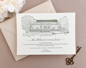 Sweet - Letterpress Moving Announcements - Change of Address Cards