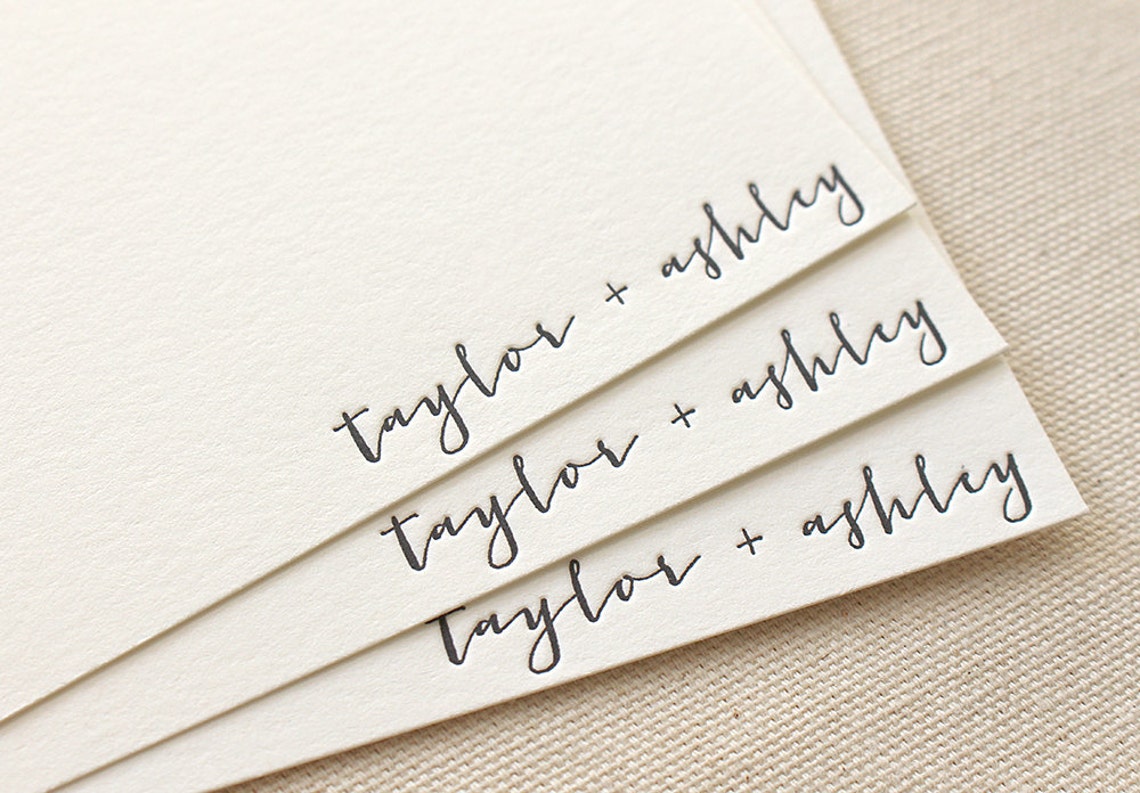 personalized letterpress stationery personalized letterpress stationery