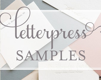 Letterpress Stationery Sampler