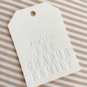 Cadeaukaartjes boekdruk - Aangepast, Gepersonaliseerd, Kerstmis, Bedankkaartjes, Alledaags, Bruiloft, Douche, Bedankt, Script, Eenvoudig, Klassiek G104