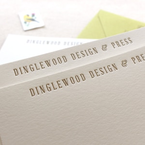 Tarjetas de notas comerciales tipográficas, Tarjetas con logotipo, Gracias, Personalizado, Servicio al cliente, Membrete, Papelería comercial, Pequeñas empresas S139
