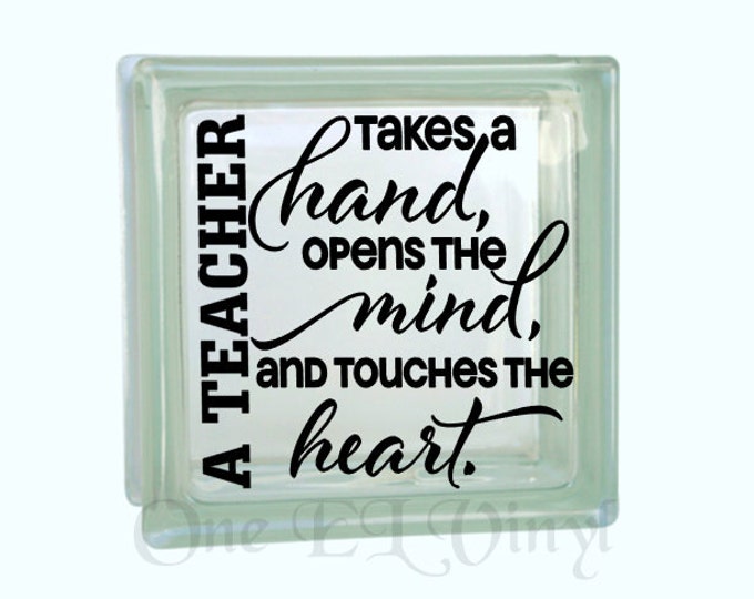A Teacher Takes Hand Opens The Mind And Touches
