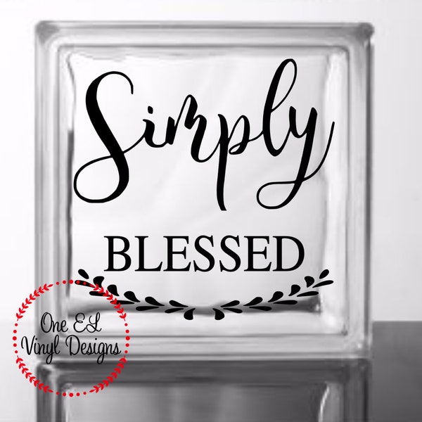 Glass Block Vinyl Decals Etsy