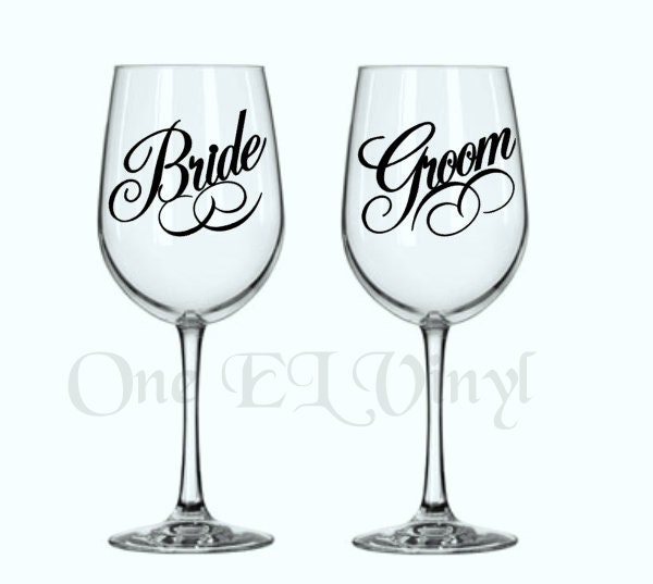 Diy Decals Bride And Groom