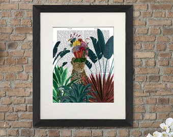 Leopard print -  Leopard headdress - Leopard decor Leopard wall art Safari animal print Tropical wall art Big cat art print Safari print