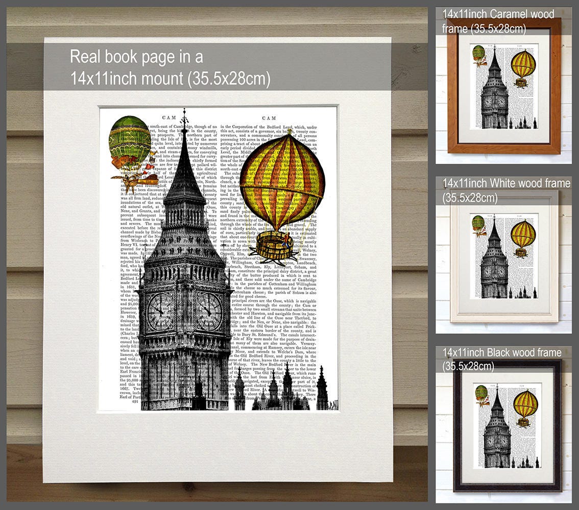 Big Ben Drawing Architectural Dictionary Print London | Etsy UK