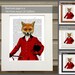 Fox Print - Fox Hunter 2, Portrait - Fox Illustration Fox Art Print Fox ...