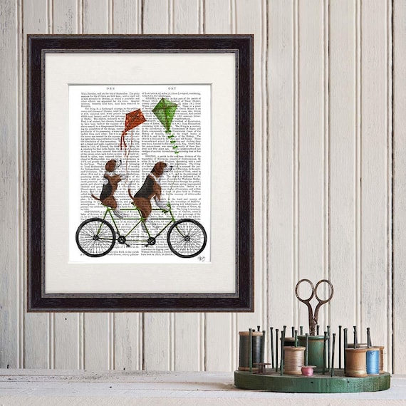 Cometa voladora Beagle en t ndem Decoraci n de pared de verano